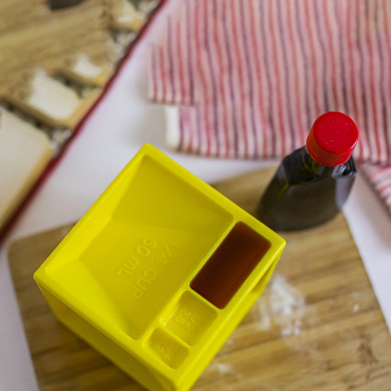 Kitchen cube integrated measuring device | Bowlift