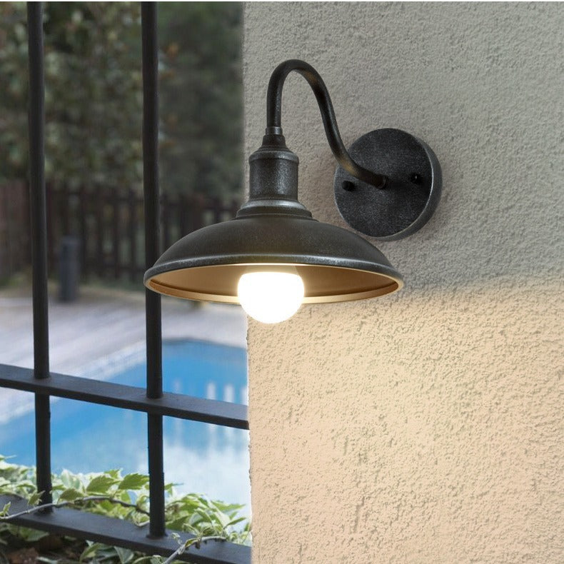 American Style Outdoor Waterproof Wall Sconce (Multiple Finishes, Sloped & Standard Styles)