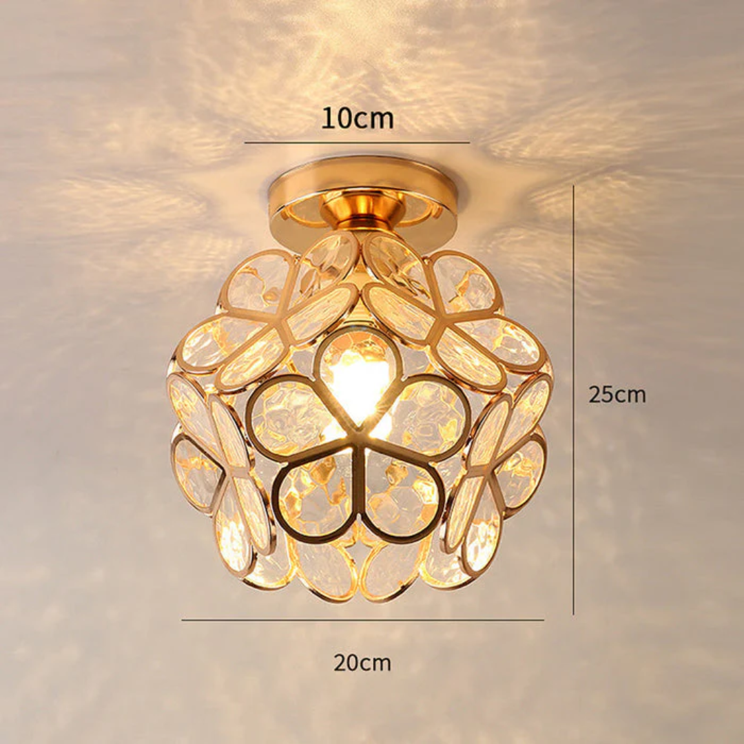 BowLift | Luxury Glass Flower Ceiling Lamp