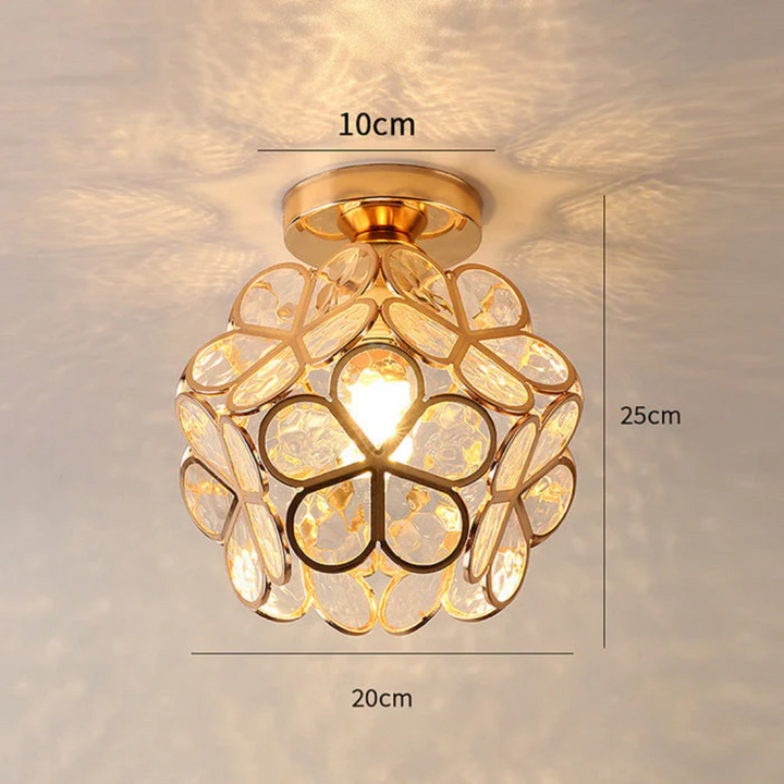 BowLift | Luxury Glass Flower Ceiling Lamp