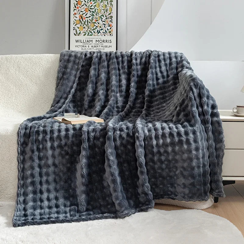BowLift | Extra Soft Flannel Blanket - PlushBubble