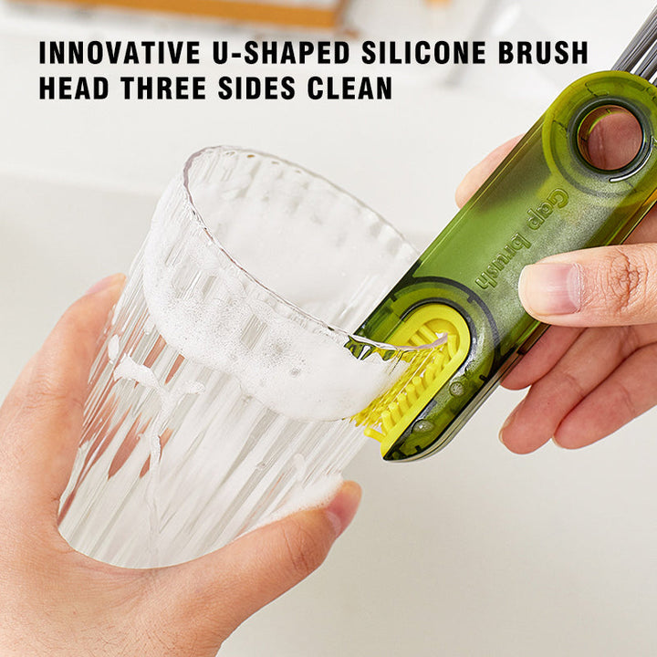 3 in 1 Cleaning Brush Multifunctional Bottle Gap Cleaner Brush | Bowlift