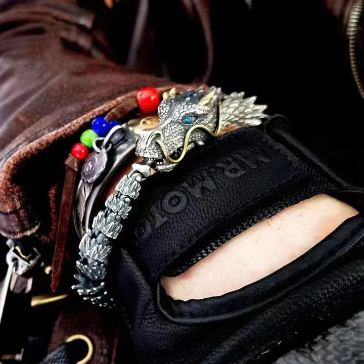 BowLift | Silver Handmade Dragon Chain Bracelet