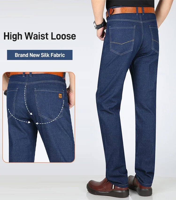 BowLift | Mulberry Silk High Elastic Jeans