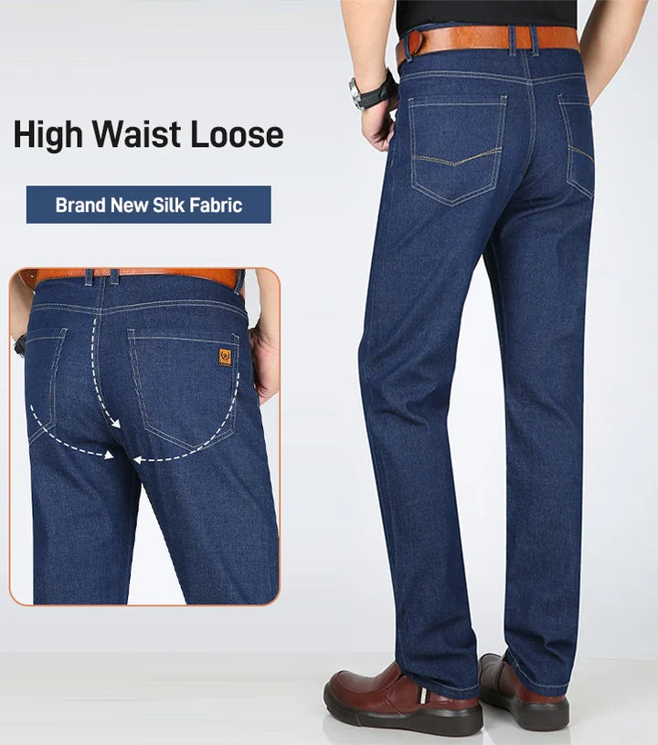 BowLift | Mulberry Silk High Elastic Jeans