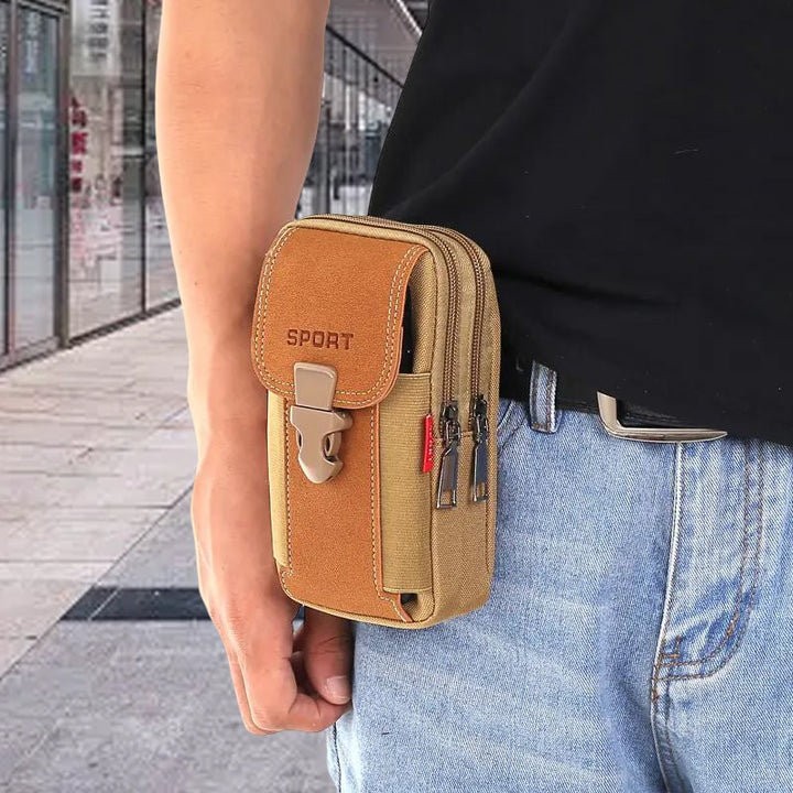 Multifunctional belt phone pouch for men | Bowlift
