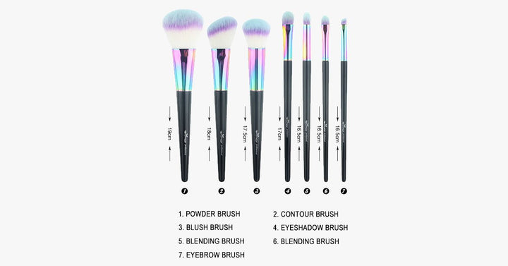 BowLift | Black Mermaid Rainbow Feather Set