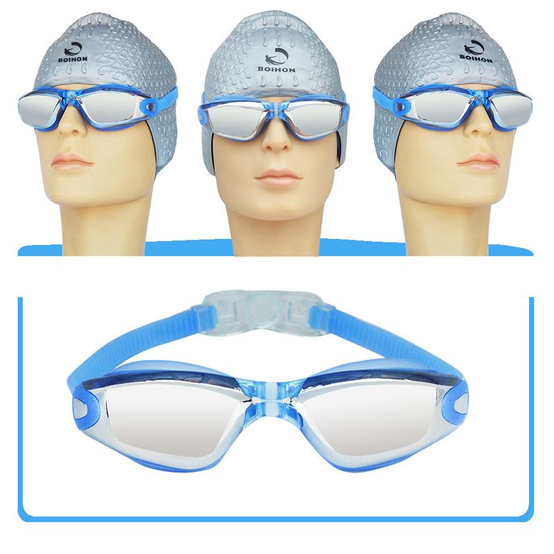 BowLift | No leak anti-fog UV protection triathlon swim goggles