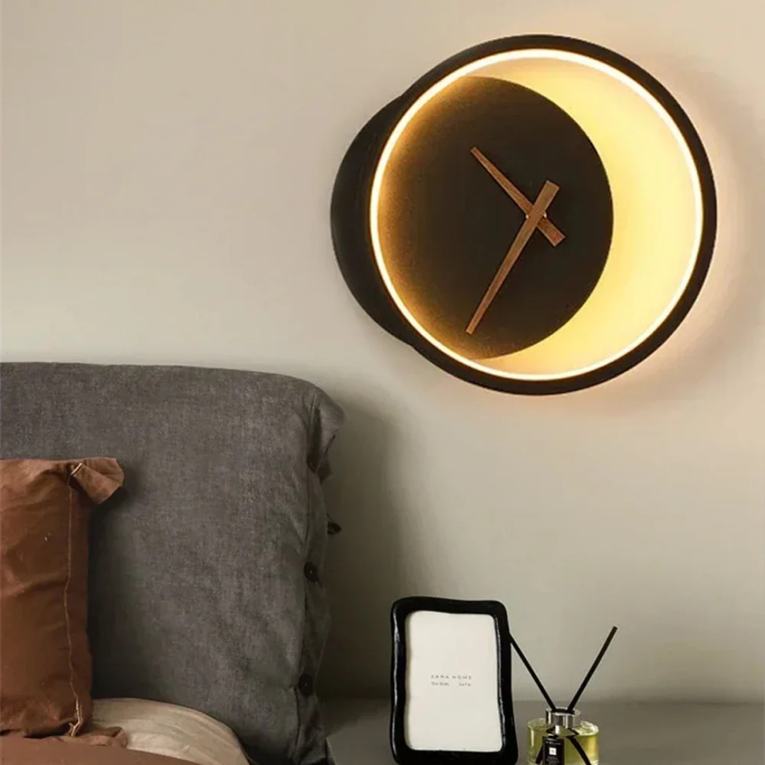 BowLift | LED Wall Clock in Minimalist Style Horalis