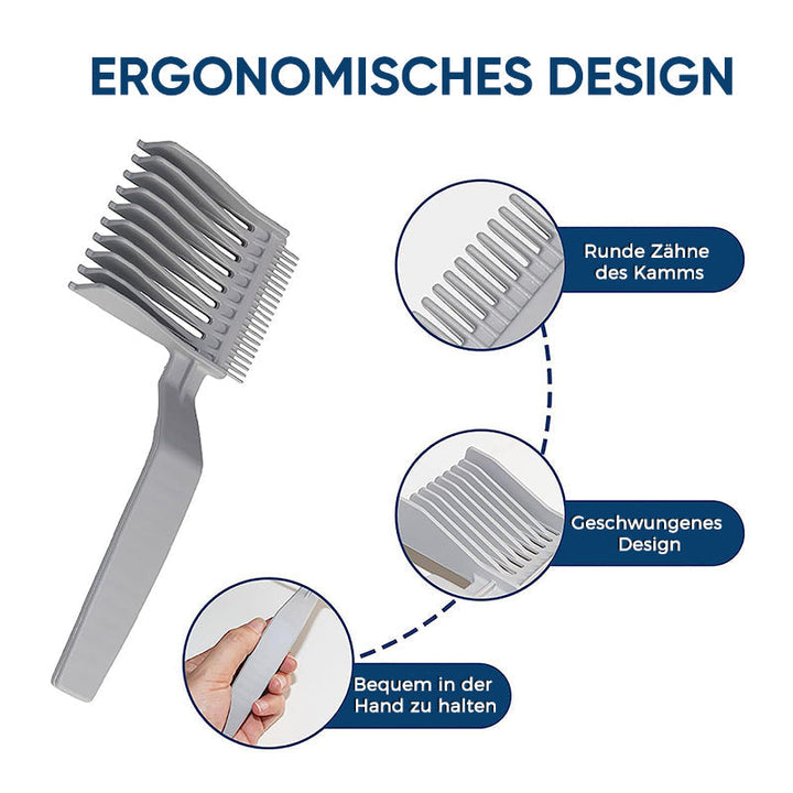 Barber Shop Men's Hairdresser Flat Hair Comb | Bowlift