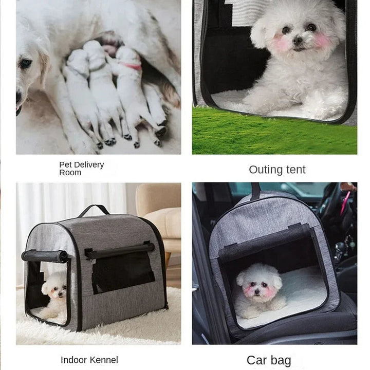 Practical Foldable Dog Carrier Bag Bowlift