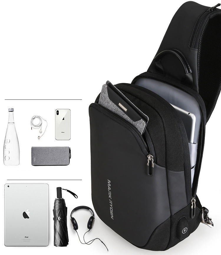 BowLift | Your Bag Can Be This Compact -- Anti Theft Sling Bag