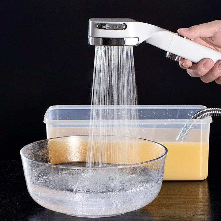 BowLift | 4-mode Handheld Pressurized Shower Head with Pause Switch