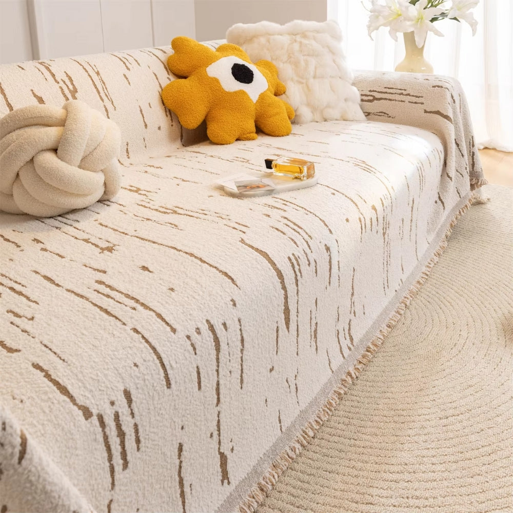 BowLift | Driftwood Tassel Sofa Cover