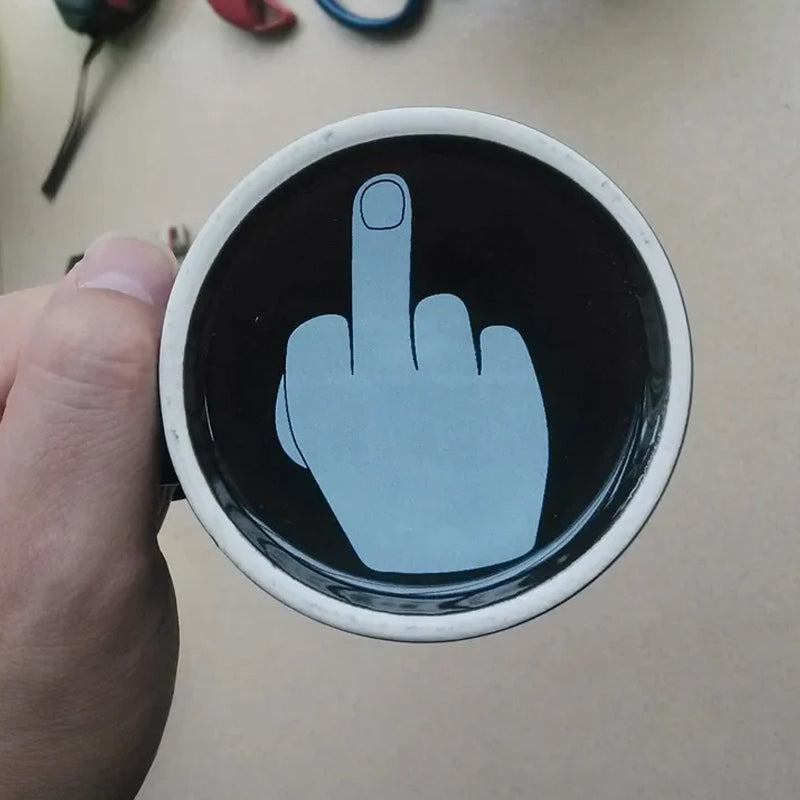 Have a Nice Day Coffee Mug Middle Finger Funny Cup Novelty Gift | Bowlift