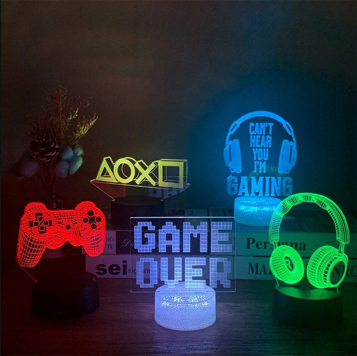 Gamer 3D LED lamps | Bowlift