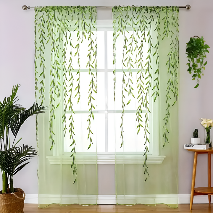 BowLift | Willow Leaf Strip Window Curtains