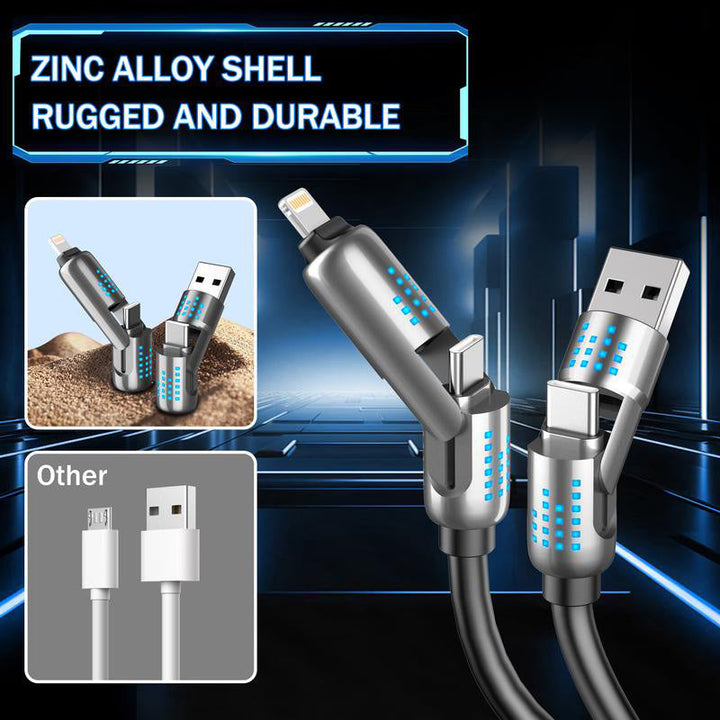 BowLift | 240W 4-in-1 USB-C Fast Charging Cable