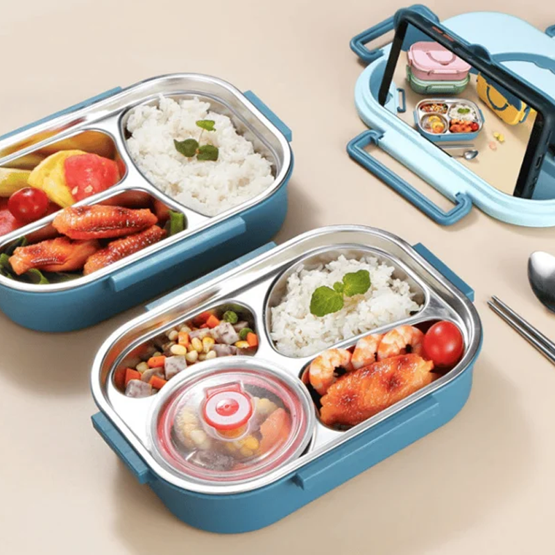 Internal lunchbox made of stainless steel Bowlift