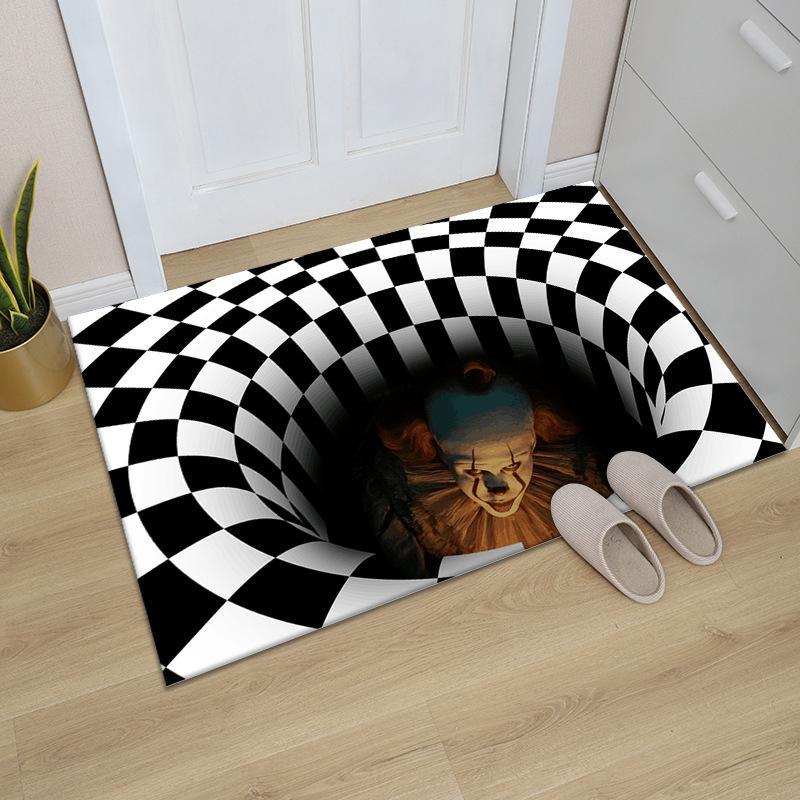 (Halloween Promotion) Clown Trap Visibility Rug for Halloween | Bowlift