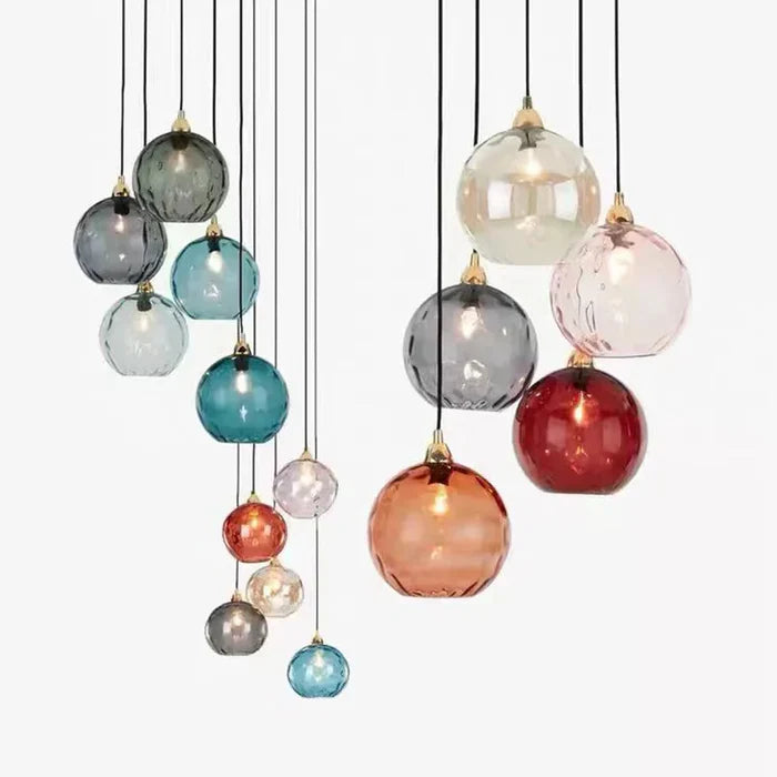 Glass Sphere Pendant Lamp - LumiSphere | Bowlift