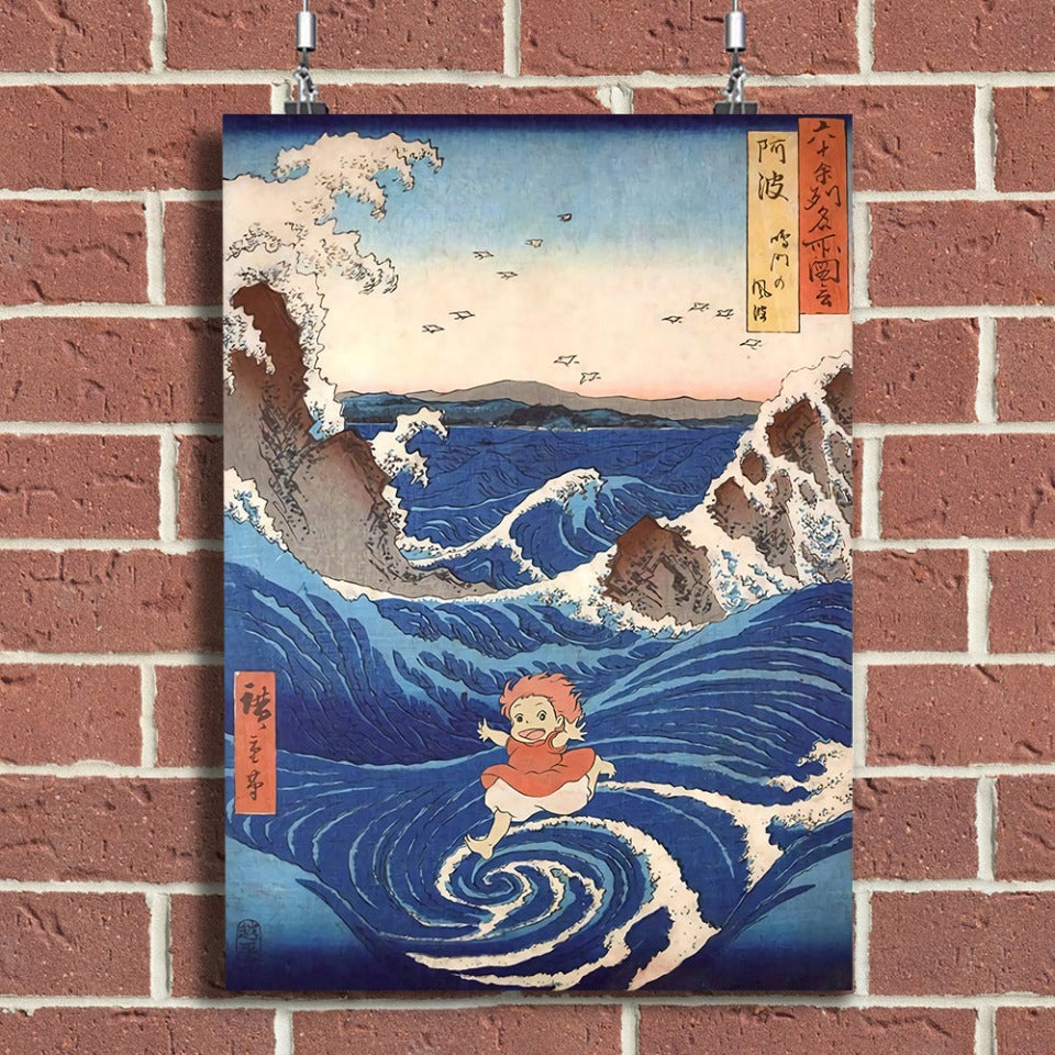 Running On Water - Canvas Wall Art Painting | Bowlift