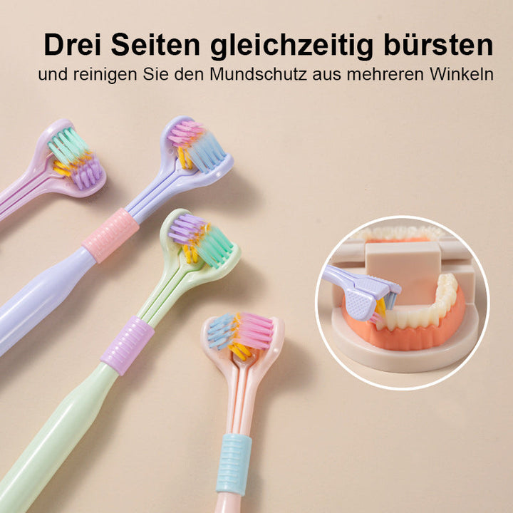 BowLift | Three-sided soft hair toothbrush