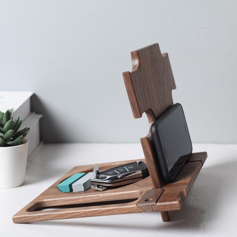 BowLift | Wood Desktop Storage Container