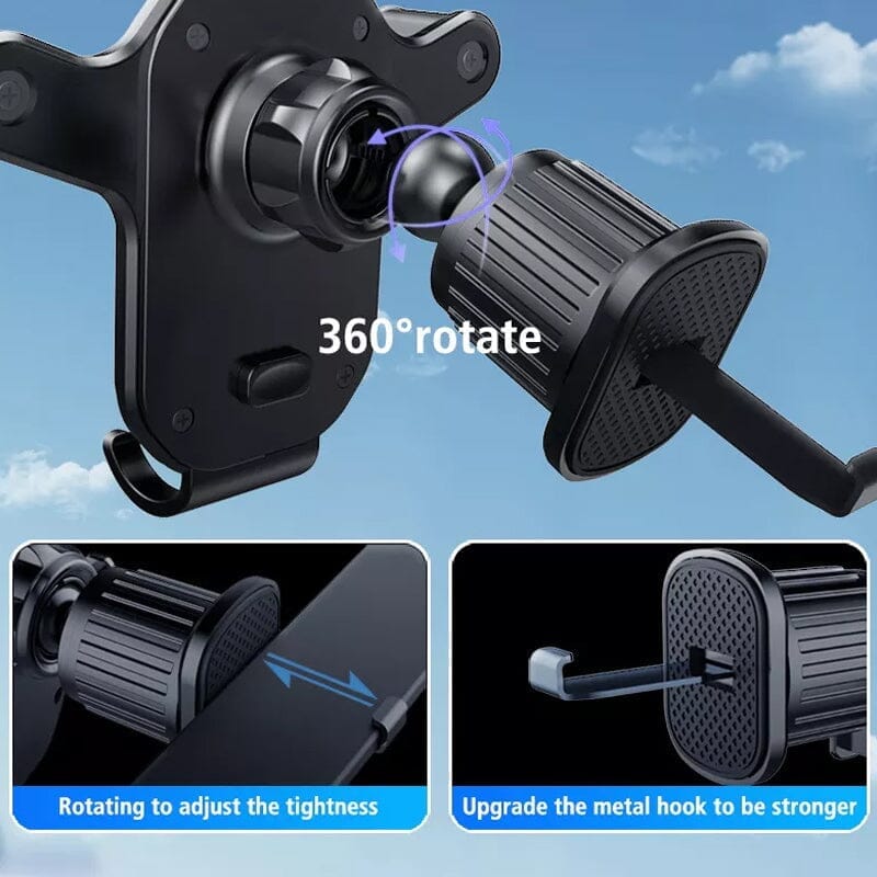 Hook Mount Car Phone Holder Bowlift