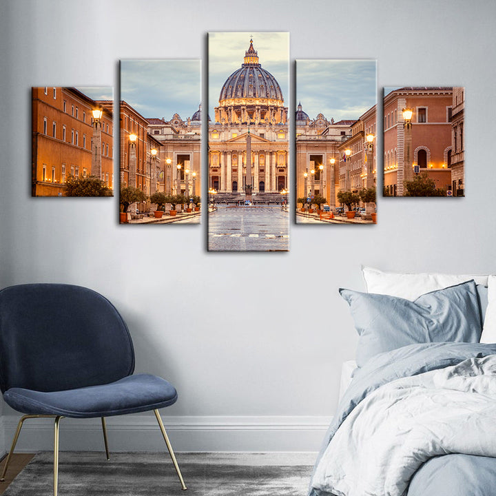 Fresh Palace 5 Piece - Canvas Wall Art Painting | Bowlift