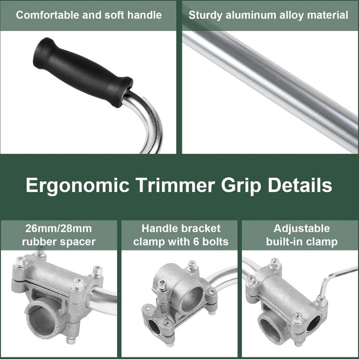 Ergonomic Back-Saving Trimmer Grip Bowlift
