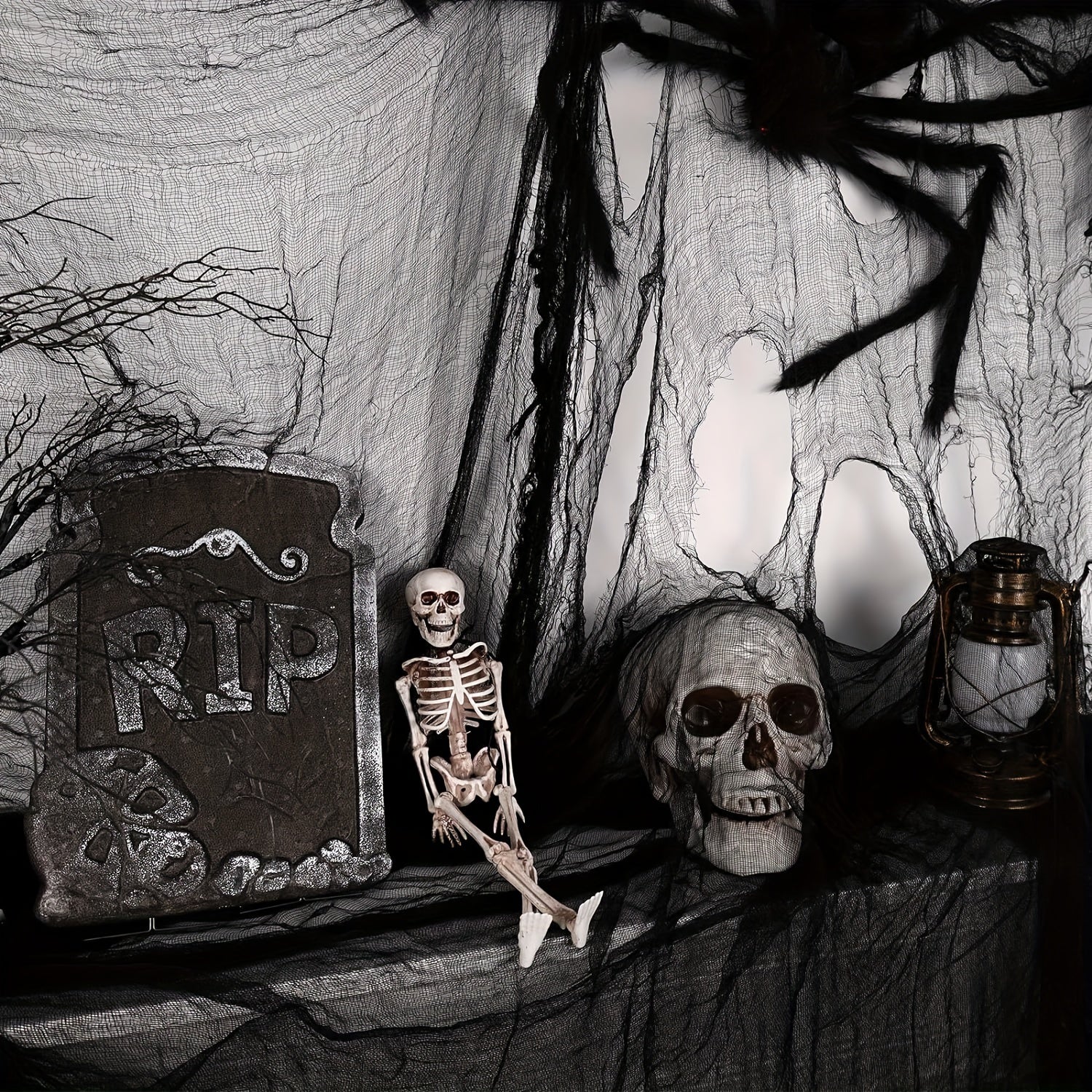 BowLift | Halloween Fabric Black Polyester Hanging Decoration