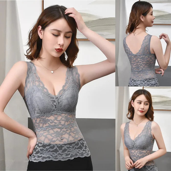 BowLift | Lace Vest With Breast Pads