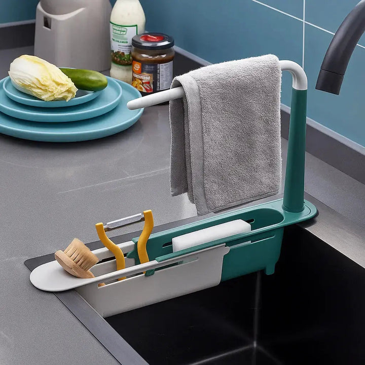 BowLift | FlexiRack Pro — Say goodbye to chaos and bacteria for a sparkling clean kitchen! (2 pieces)