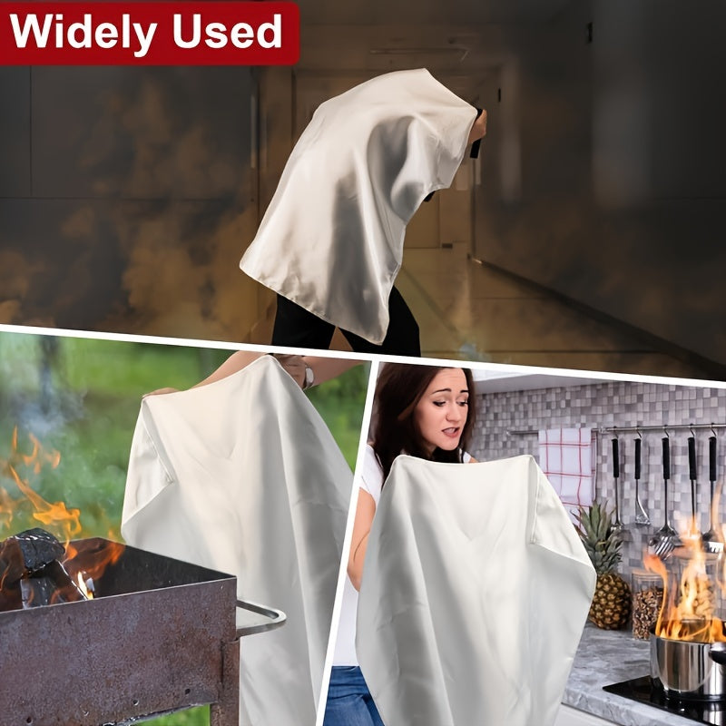Fireproof fiberglass fire blanket – Compact safety blanket for home, kitchen, and car | Bowlift