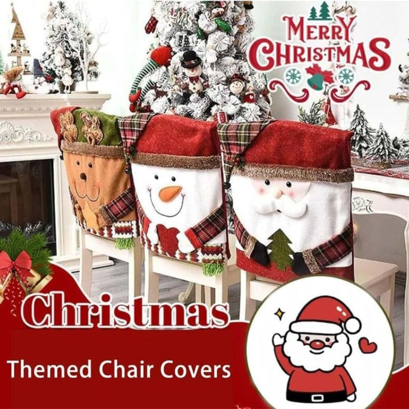 BowLift | CheerCover Christmas Chair Covers with Santa Claus