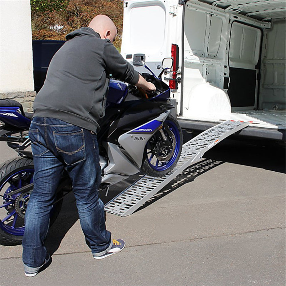 Folding Ramp 340kg Folding Aluminum Loading Ramp Motorcycle | Bowlift