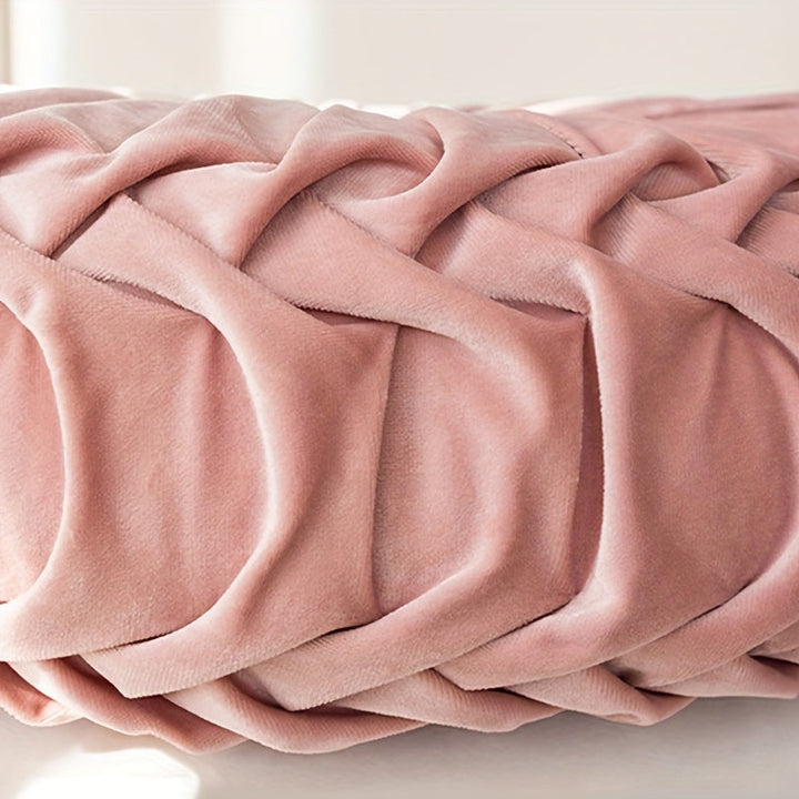 BowLift | VelvetGlow - Soft Round Cushion for Cozy Spaces