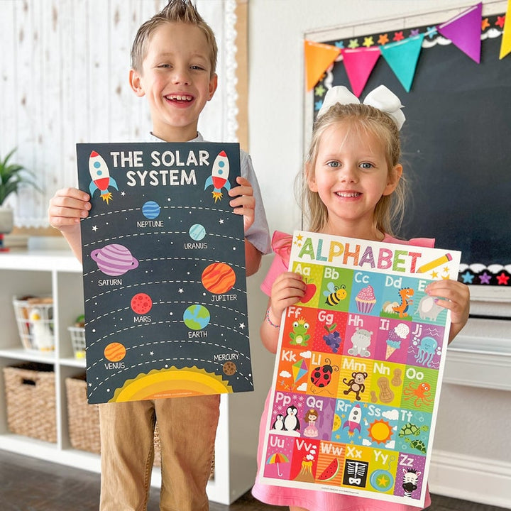 BowLift | 📚Boho PreK Educational Posters 16 pcs