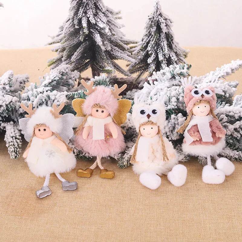 BowLift | Christmas Cute Fabric Antler Plush Girl Decoration Ornaments