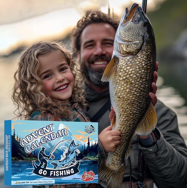 BowLift | 24 Days Christmas Countdown Fish Tackle Set