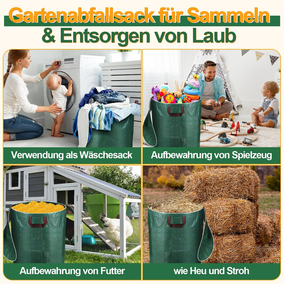 Garden waste bag garden sack 272L with lid | Bowlift