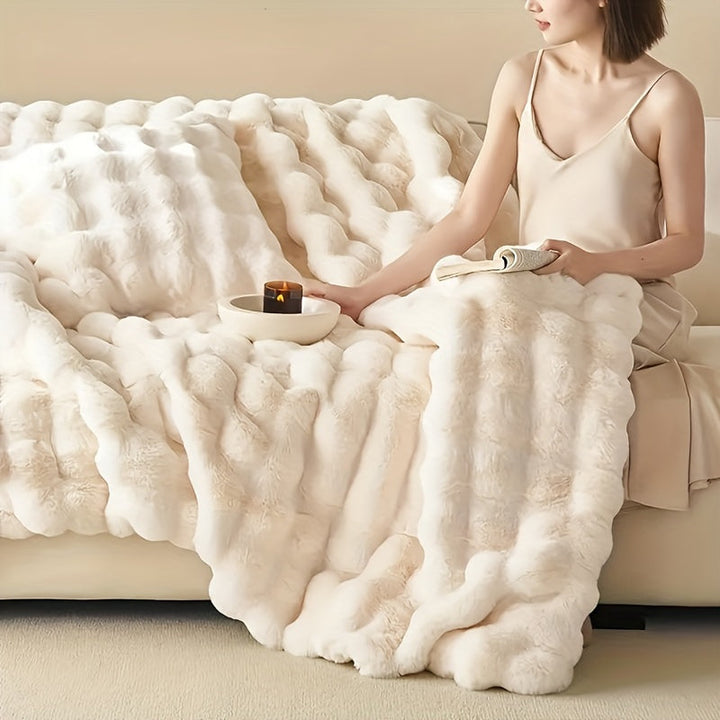 BowLift | Elegant Rabbit Fleece Blanket - Luxury and Durable