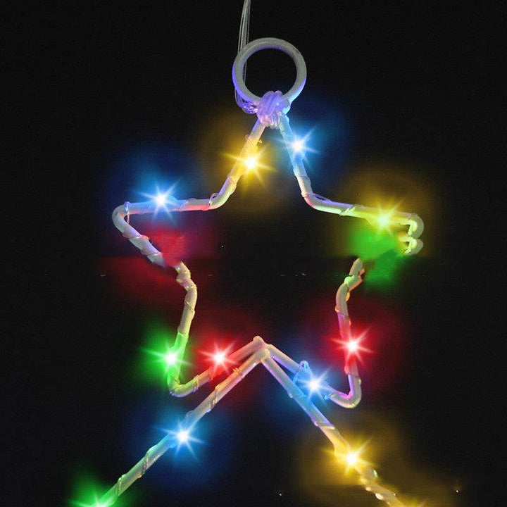 BowLift | Wrought Iron Christmas Tree Shaped Hanging Window Ornament