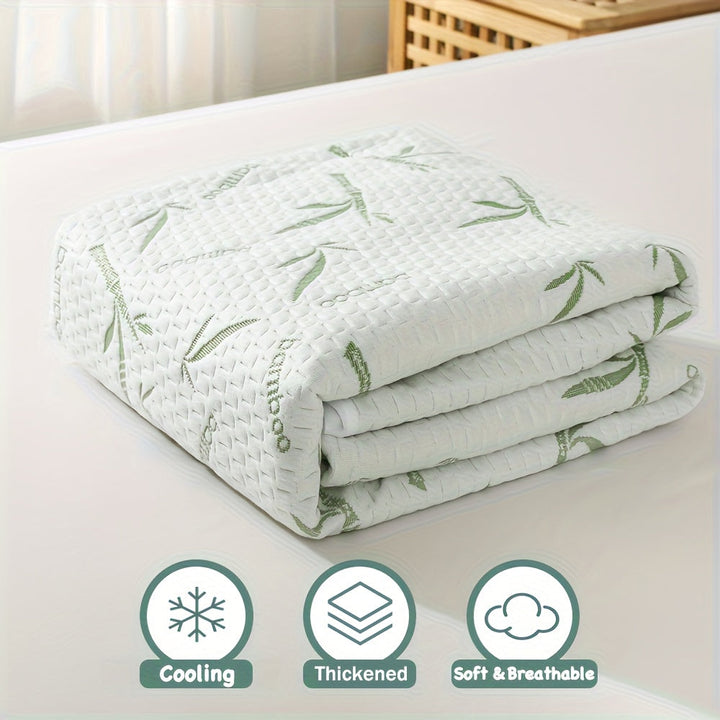 Bamboo Mattress Protector with Cooling 3D Air Layer | Bowlift