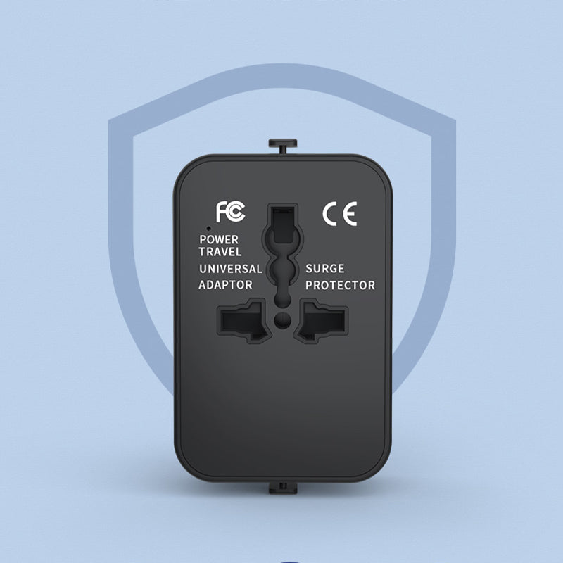BowLift | Universal Travel Adapter with Dual USB Ports