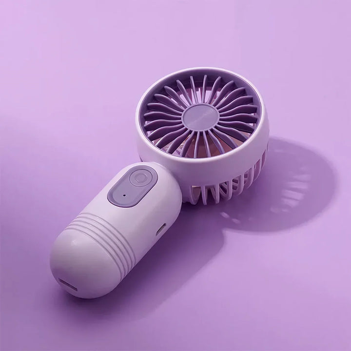 USB Rechargeable Mini Portable Fan With 3 Speeds | Bowlift
