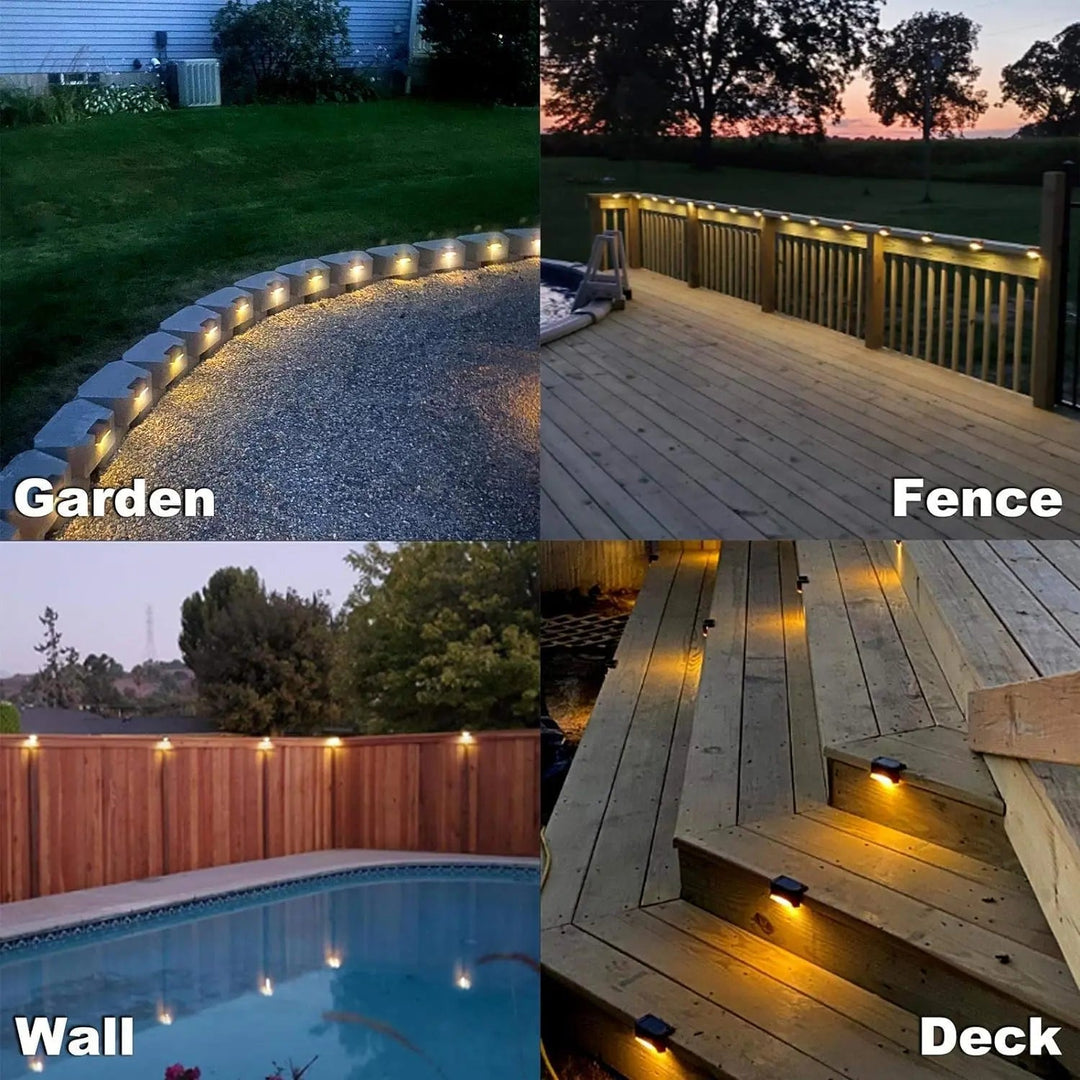 BowLift | 4-Piece Solar Patio Lights – Weatherproof Outdoor Lighting