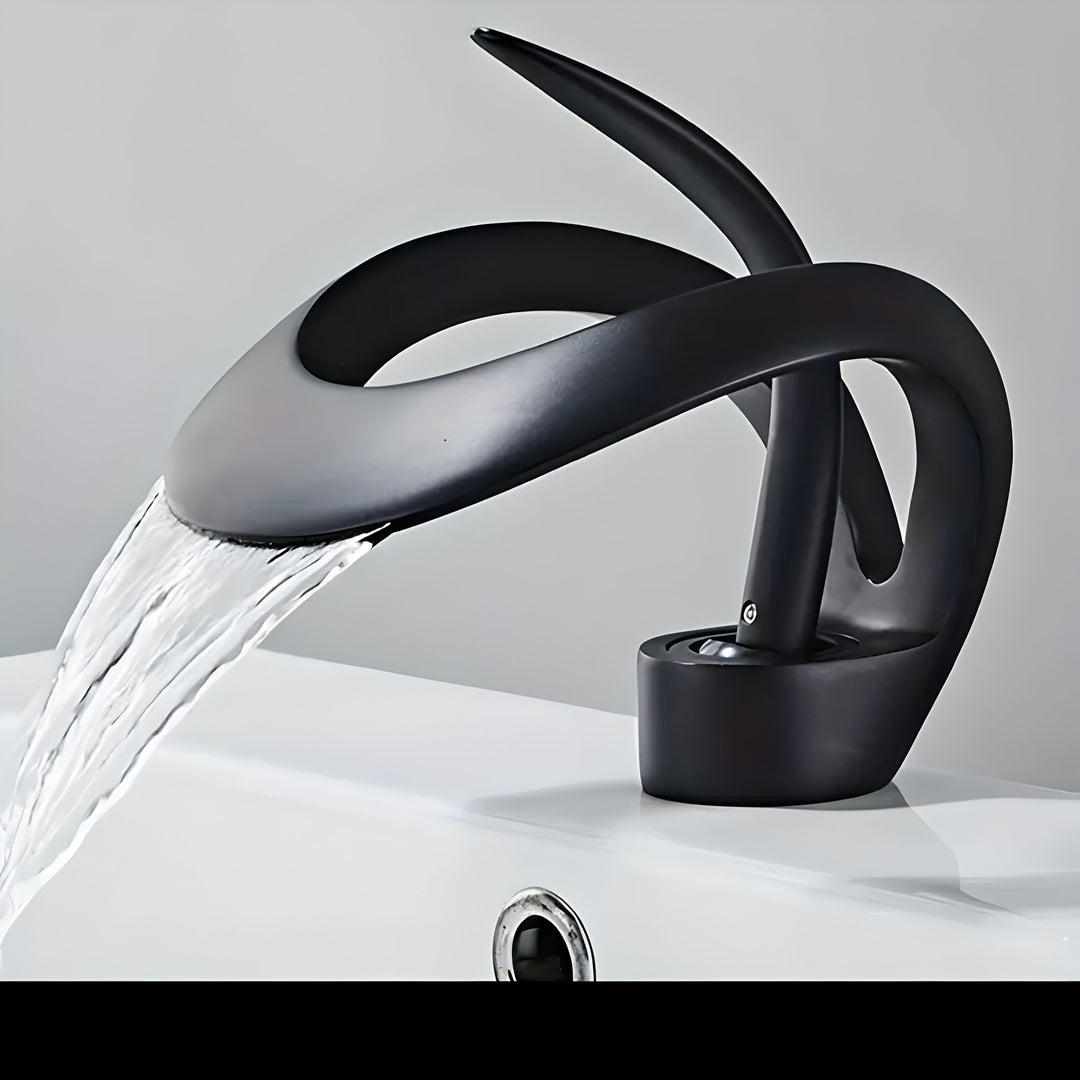 BowLift | AquaGleam – Minimalist Bathroom Basin Tap