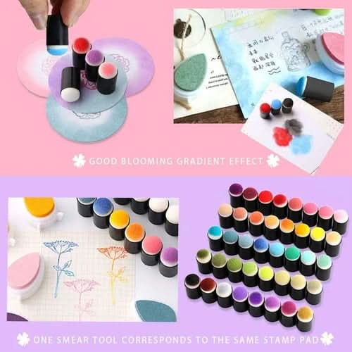 BowLift | FINGERART – Colorful finger paint set with stamps & rulers for creative children